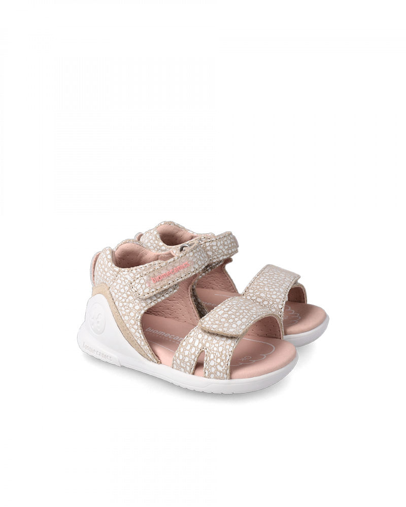 BIOMECANICS 232162-C LINEN sandałki na rzepy