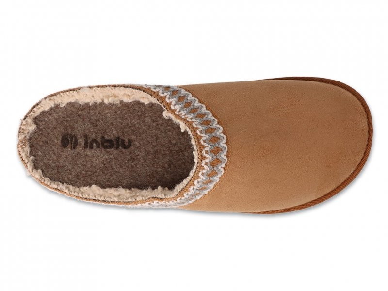 Inblu FX-21 CAMEL kapcie damskie ocieplane