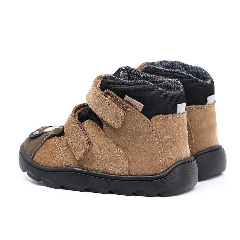 MRUGAŁA NEKO 6224/5-30 BAREFOOT alpaca karmel TE-POR na rzepy