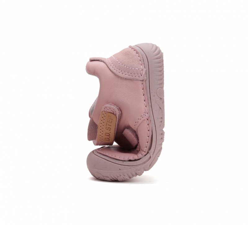 Trzewiki D.D.STEP BAREFOOT S073-51761C PINK na rzepy