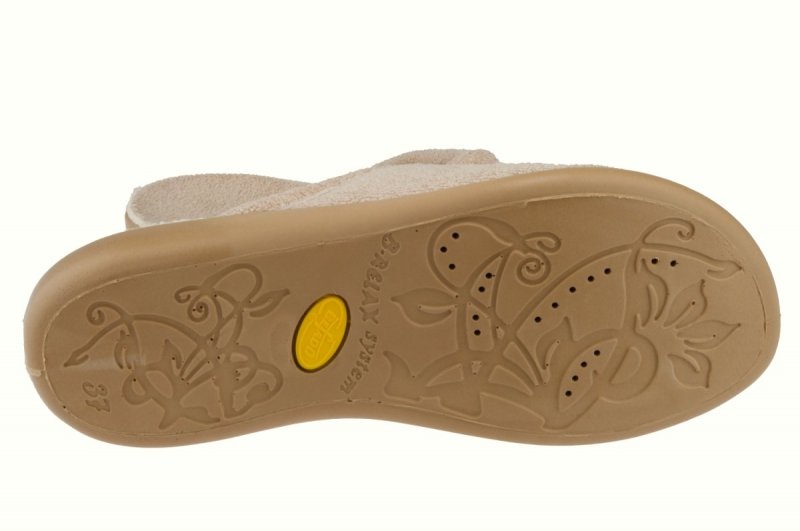 Befado 256D013 VIKI kapcie damskie beżowe