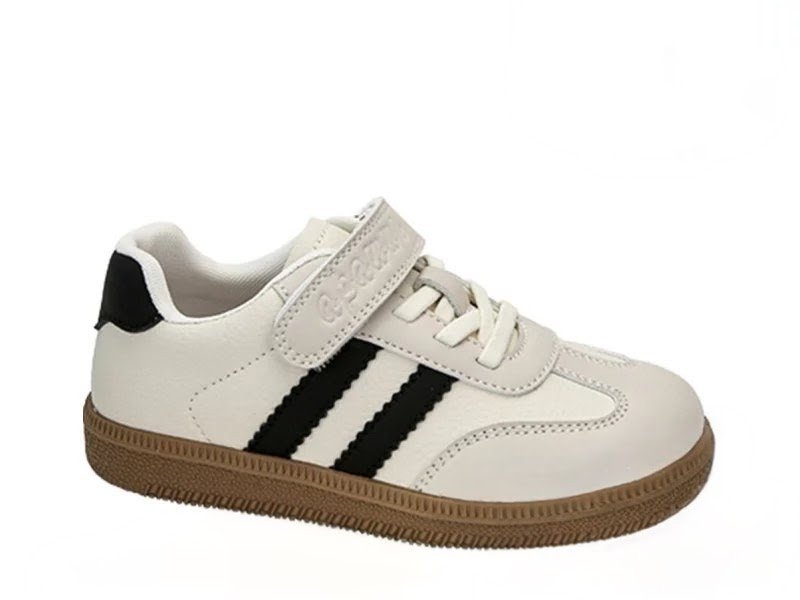 Apawwa N5053P BEIGE - dziecięce buty sportowe na rzep