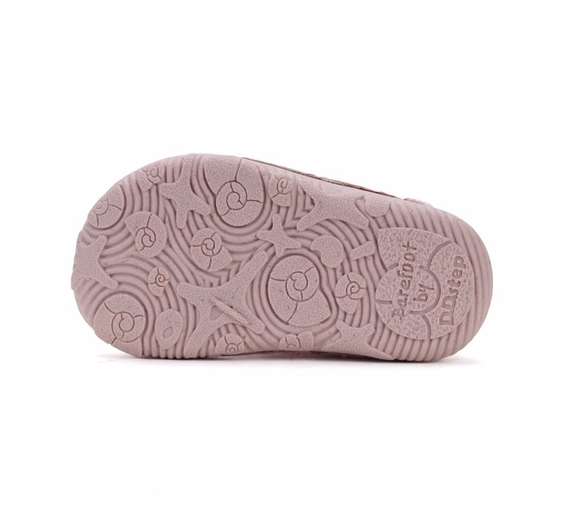 Trzewiki D.D.STEP BAREFOOT S073-51761CM PINK na rzepy