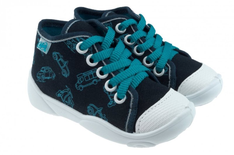Befado 218P059 MAXI trampki granatowe-auta