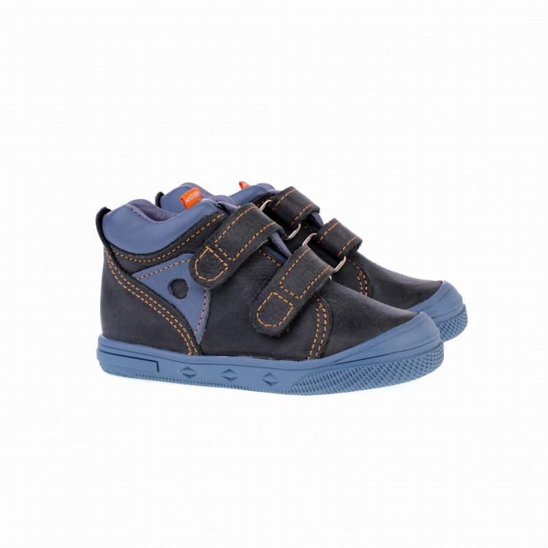 Trzewiki MAZUREK TE-POR 1302 C.SZARY JEANS