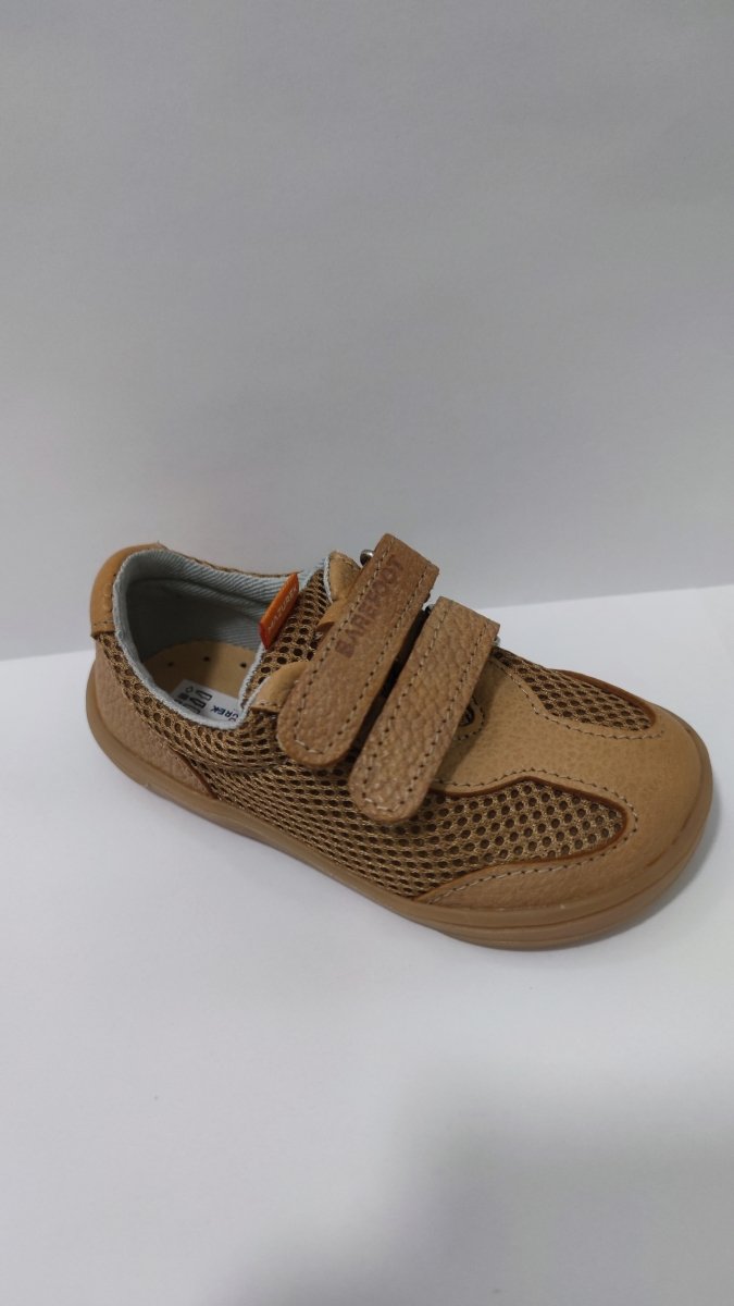 MAZUREK półbuty Barefoot AIRYWALK CAMEL na rzepy