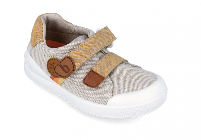 BIOMECANICS 242297-B CREMA buty chłopięce na rzepy