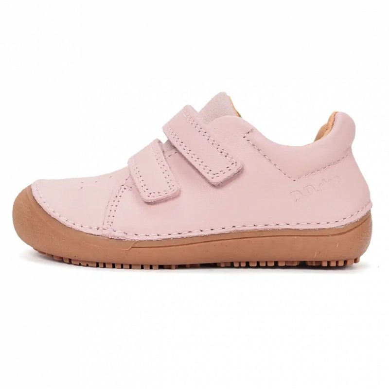 Trzewiki D.D.STEP BAREFOOT S063-61983DM Baby Pink na rzepy
