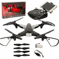 Dron RC SYMA Z3 kamera HD 2,4GHz kontroler Headless 360 planowanie trasy lotu zawis czarny 