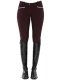 Bryczesy damskie RICARDA Full Grip - Spooks - burgundy