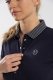 Koszulka damska polo PANDOR SS 2023 - Harcour - navy