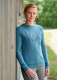 Bluza damska Sweater SS 2023 - Covalliero - niebieska