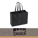 Torba ACC. BAG FAUX LEATHER SHOPPER Platinum 2025 - Eskadron - black