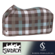 Derka polarowa FLEECE CHECK Classic Sports SS24 - Eskadron - deep taupe/smoke green/white/velvet taupe