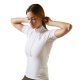 Koszulka damska konkursowa ASCENT 1/4 ZIP SS SHOW - Ariat - white