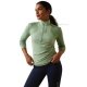 Bluzka damska BREATHE 1/4 ZIP - Ariat - basil