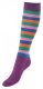 Podkolanówki jeździeckie STRIPES - BUSSE - fioletowy