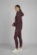 Bluza damska ZIP-HOOD Heritage 23/24 - Eskadron - cassis