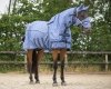 Derka siatkowa z odpinanym kołnierzem i maską SS24 - QHP - country blue