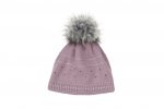 Czapka zimowa z pomponem - Pikeur - violet grey