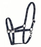 Kantar taśmowy NEW CHECK - Kantrie - navy/beige