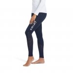 Legginsy damskie EOS z pełnym lejem silikonowym - ARIAT - navy