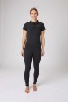 Legginsy jeździeckie damskie z filtrem UV CIANDRA - Horze - charcoal grey