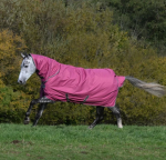 Derka padokowa z kołnierzem 300/150g 600D FREEDOM TURNOUT - Bucas -raspberry