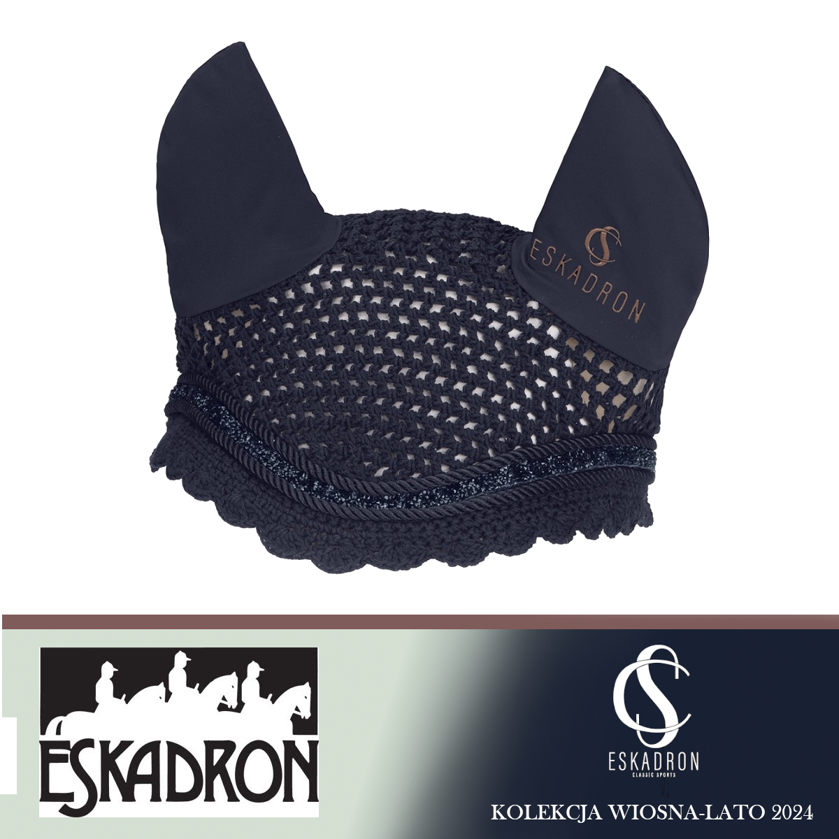 Eskadron Fliegenhaube Mit Stylischen Fliegenohren - Perfekter Schutz Für Dein Pferd