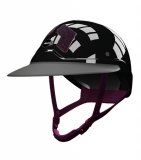 Kask jeździecki ARMET Star Angel - FLEX-ON - black/plum M
