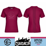 Koszulka damska T-SHIRT REFLEXX SS 23 - Eskadron - berryfusion