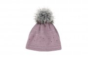 Czapka zimowa z pomponem - Pikeur - violet grey