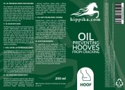 Olej przeciwko pękaniu kopyt 250ml - HIPPIKA.COM