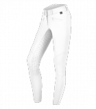 Bryczesy damskie z wysokim stanem Hella High Waist Silikon ELT - Waldhausen - white