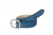 Pasek do spodni skórzany - Pikeur - smoked blue