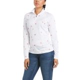 Bluzka damska SUNSTOPPER 2.0 SS21 - Ariat - horses & dots