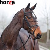 Ogłowie z nachrapnikiem angielskim kombinowanym CONSTANCE -  Horze
