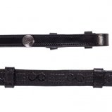 Wodze skórzane antypoślizgowe 8 cm FaySport - PRESTEQ