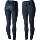 Bryczesy zimowe Thermo Softshell GRAND PRIX damskie - Horze - granatowy