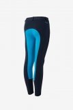 Bryczesy ACTIVE młodzieżowe - HORZE - Dark Navy/Hawaiian Blue