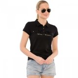 Koszulka damska ANNBER POLO - Spooks - black