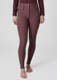 Bryczesy damskie z wysokim stanem ANDREA - Horze - Burgundy Red Mahogany