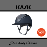 Kask Star Lady Chrome WG11 - KASK - granatowy/parsh Swarovski midnight - roz. 57-59