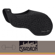 PRZEDSPRZEDAŻ Derka treningowa EXERCISE RUG FLEECE STAMP BIT Platinum 2025 - Eskadron - black 