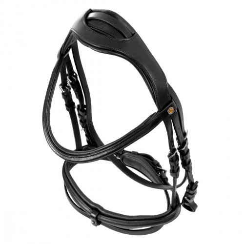 Ogłowie anatomiczne z wodzami Anatomic - EQUESTRO