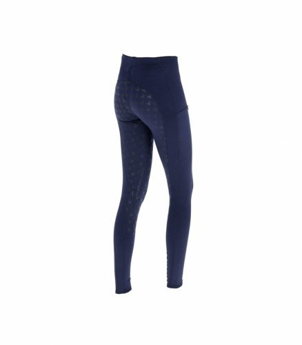 Legginsy jeździeckie młodzieżowe EQUONA - Covalliero - dark blue