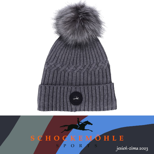Czapka zimowa BAILA BEANIE Style jesień-zima 2023 - Schockemohle - silver