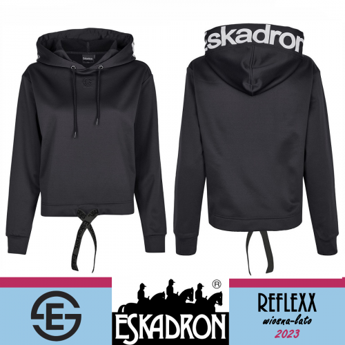 Bluza damska BELLA II HOOD REFLEXX SS 23 - Eskadron - deepgrey