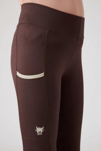 Legginsy jeździeckie dziecięce MONSTER - Horze