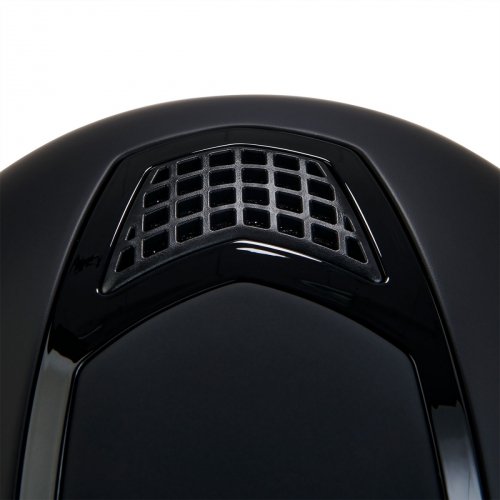 Kask Eclipse Plain Mat W-V - EQUESTRO - black/black